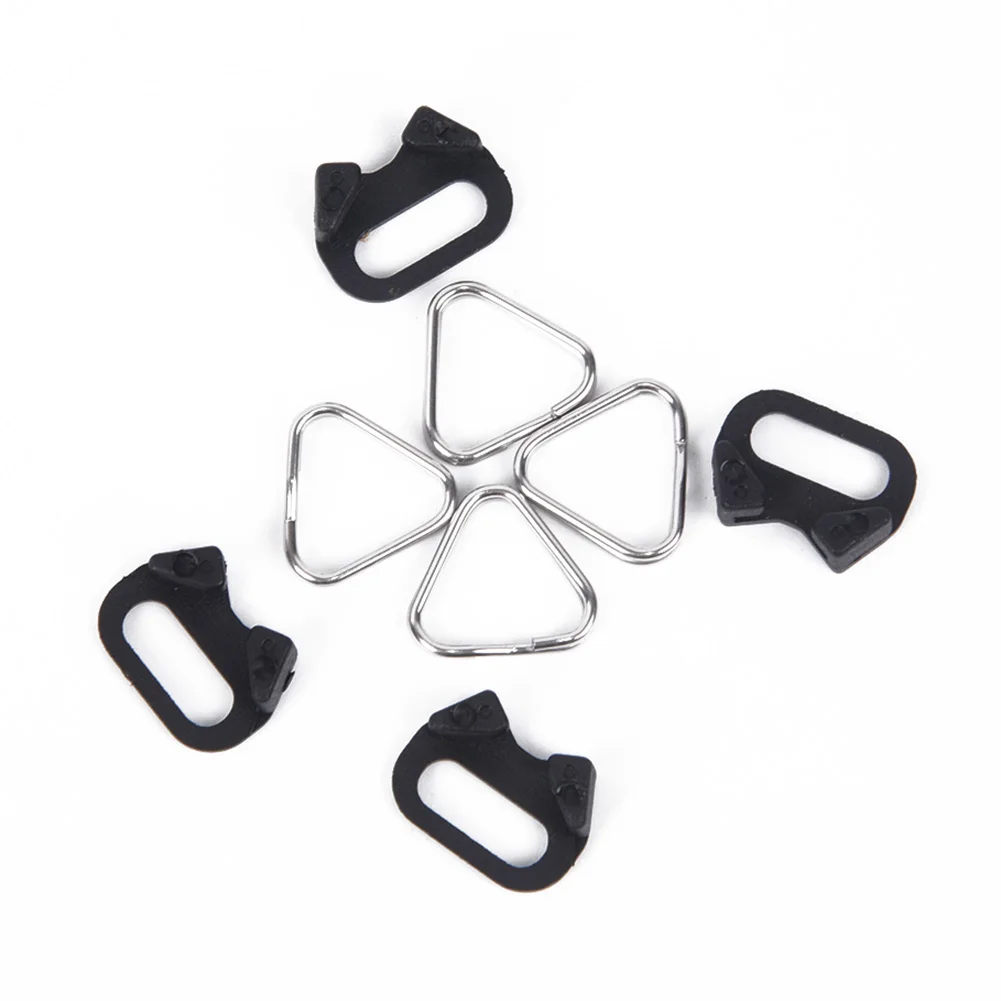 

4pcs Triangular Split Rings for Camera Back Belt Strap Buckle Accessories