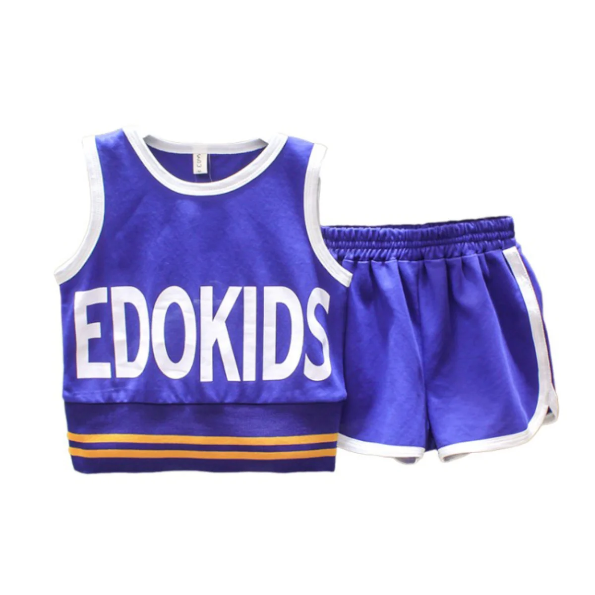 

Аксессуары для мальчиков Спортивная футболка Джерси повседневная одежда наборы 2 шт. жилет + шорты Летняя одежда для малышей маленьких маль...