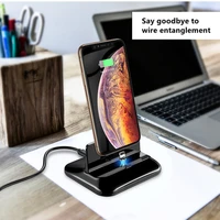 Phone Dock Docking Station Usb Type Stand Doc Charger Holder Magnetic Fast Charging Cradle For iPhone Samsung XiaoMi Android