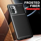 Матовый волоконный защитный чехол для Xiaomi Redmi Note 10 Pro 10S 9 Pro Max 9S 9T 8 Pro 8T 2021, защитный чехол