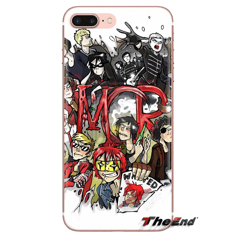 Чехлы для телефонов iPhone XS Max XR X 4 4s 5 5S 5C SE 6 6S 7 8 Plus samsung Galaxy J1 J3 J5 J7 A3 A5 Gerard Way My Chemical Romance