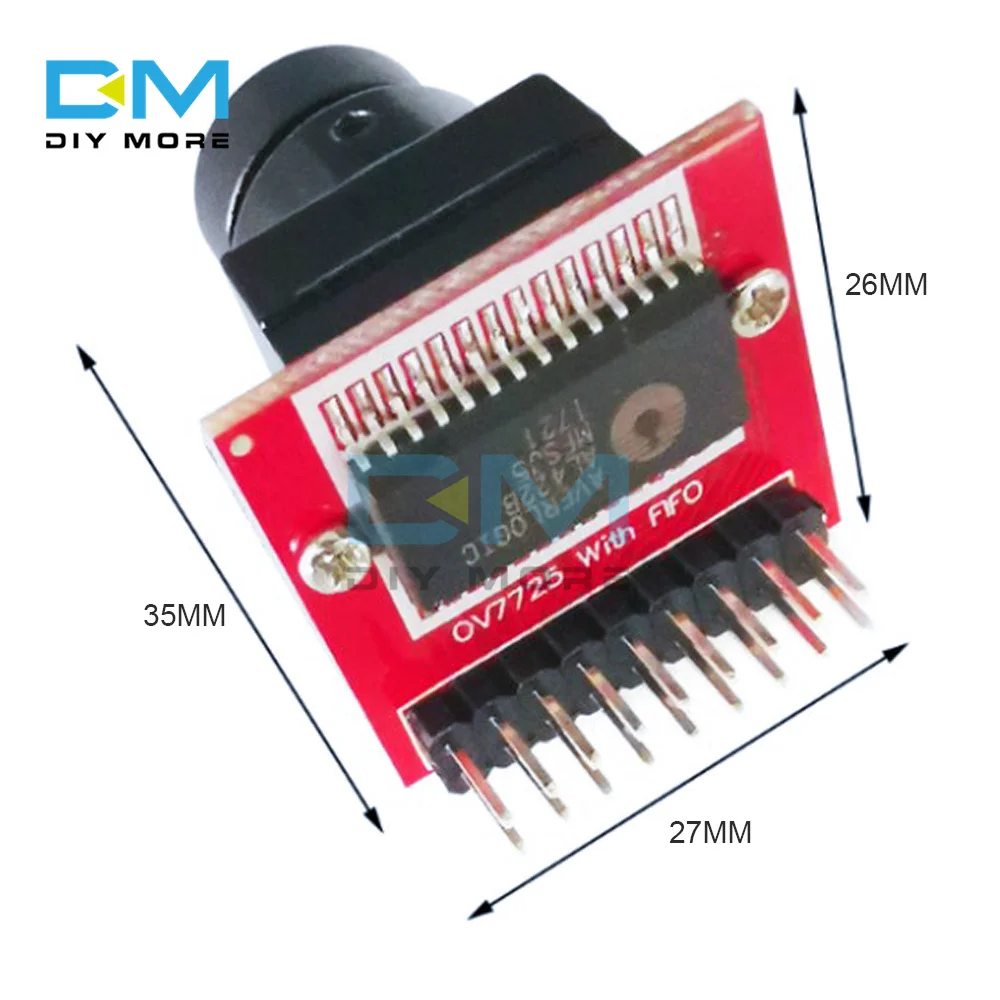 Модуль камеры OV7725 с датчиком изображения FIFO CAM драйвер STM32 Поддержка VGA CIF JPEG 30 Вт