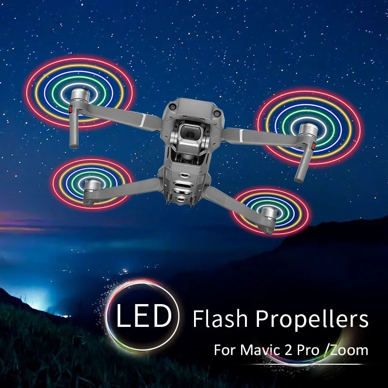 Аксессуары для камеры DJI Mavic 2 PRO/ZOOM For Surprise/adverse Cool Drone 4K запасные части светодиодный