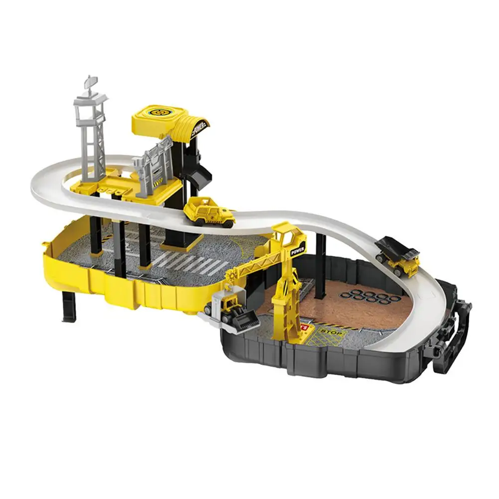 

Construction Vehicles For Kids Innovative Construction Toys Construction Themed Race Tracks Set Construction Adventure Set En