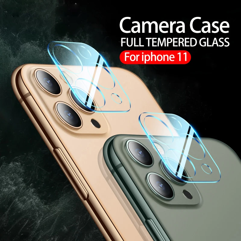Чехол с кольцом для камеры iphone 11 pro чехол из закаленного стекла объектива apple max 11pro