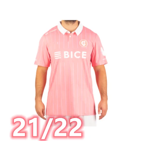 

21/ 22 Catholic University third pink jersey ZAMPEDRI SAAVEDRA FUENZALIDA PUCH Chile Universidad Católica futbol Shirts 2021 2