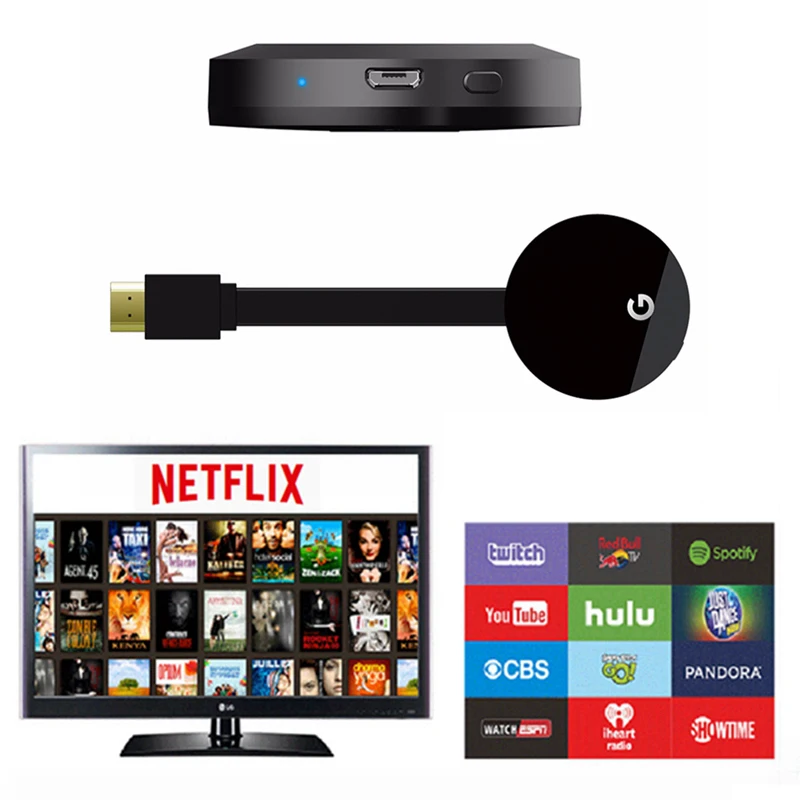 DOITOP 1080P HD ключ для зеркалирования экрана телевизора WiFi Дисплей подходит Netflix Miracast