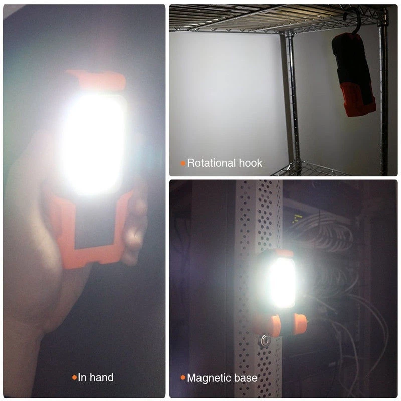 Portable LED Work Lamp Multi-use COB Flashlight Flood Light Strong Magnetic Adsorption | Лампы и освещение