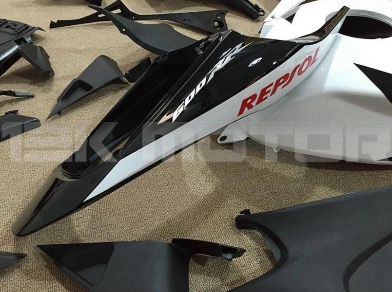 

New ABS Motorcycle parts Fairings kits Fit for Honda CBR600RR F5 07 08 CBR 600 RR 2007 2008 Bodywork set white red Repsol