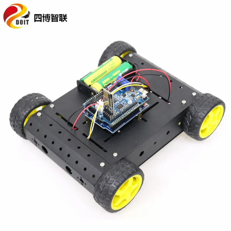 SZDOIT WIFI/Bluetooth/Управление ручкой C400 4WD умный автомобиль шасси RC металлический робот
