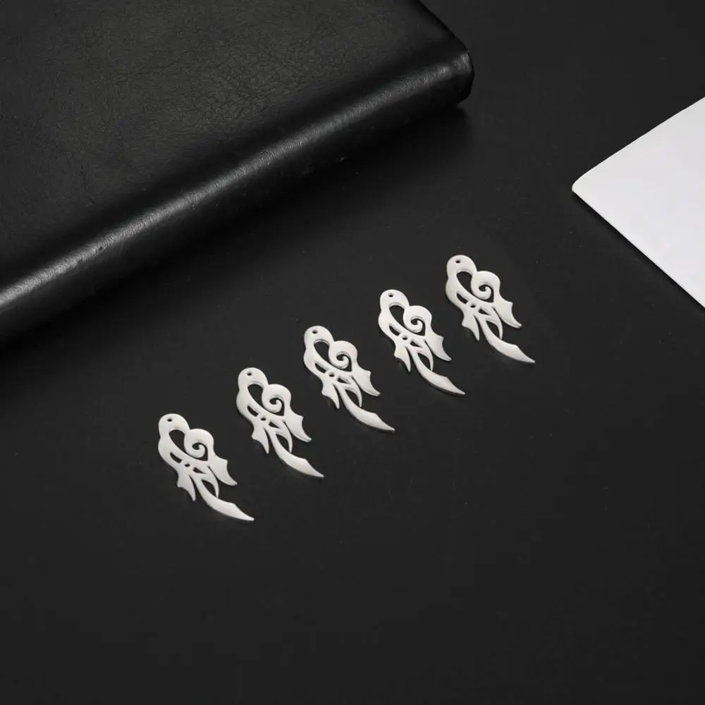 Likgreat 10 Pieces Cloud Charms Stainless Steel Silver Color For Jewelry Making Pendant DIY Drop Earrings Key Ring Accessories | Украшения