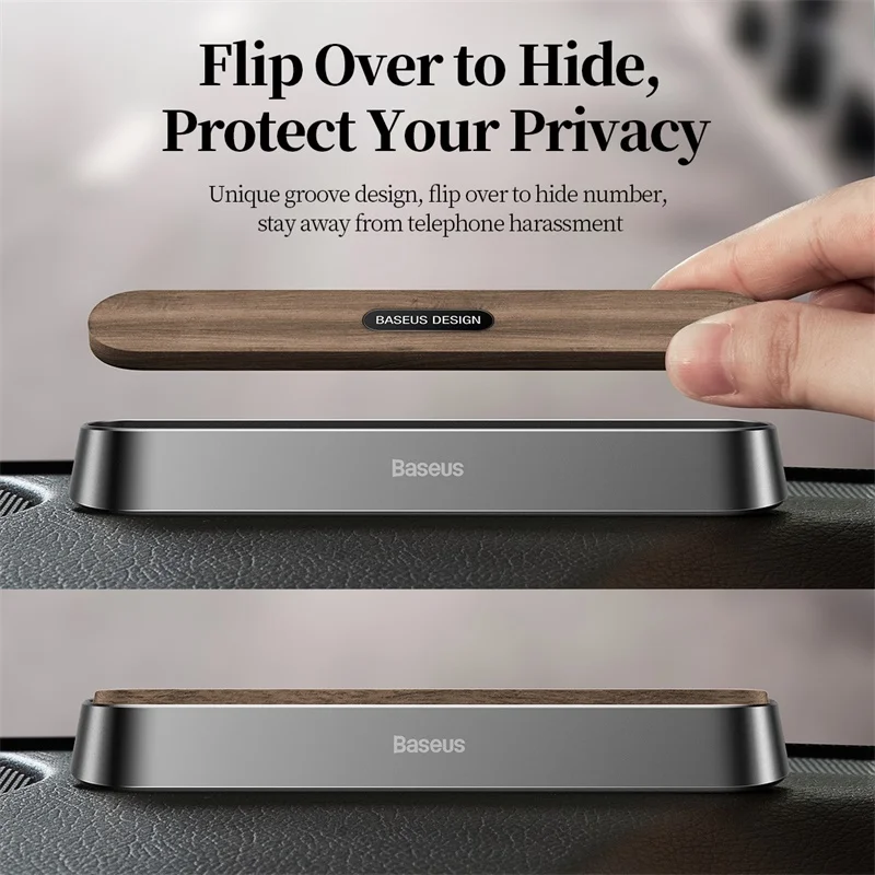 Автомобильная карточка с номером телефона Baseus временная парковочная карта