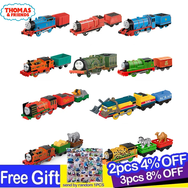 Оригинальный Электрический поезд Thomas and Friends 1:43 литая машинка игрушки для