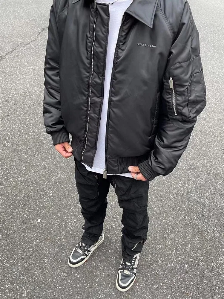 

22SS High Quality 1:1 Flight Suit Jacket 100% Cotton EU Size ALYX Jackets Men Women High Street Autumn Winter Harajuku Lil Peep