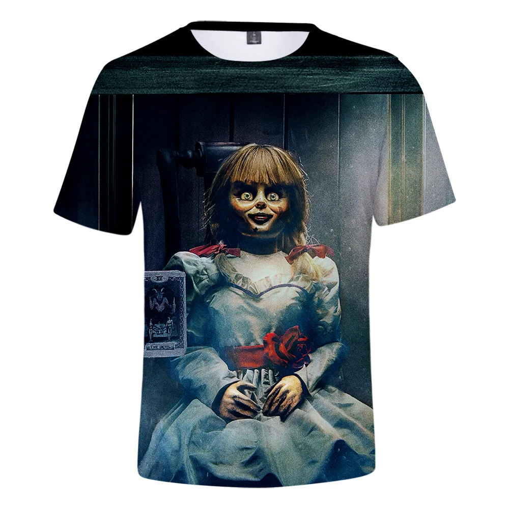 

Horror Movie Annabelle 3D Printed T-Shirt Men Women Fashion Streetwear Oversize Tees Tops Harajuku T-shirt