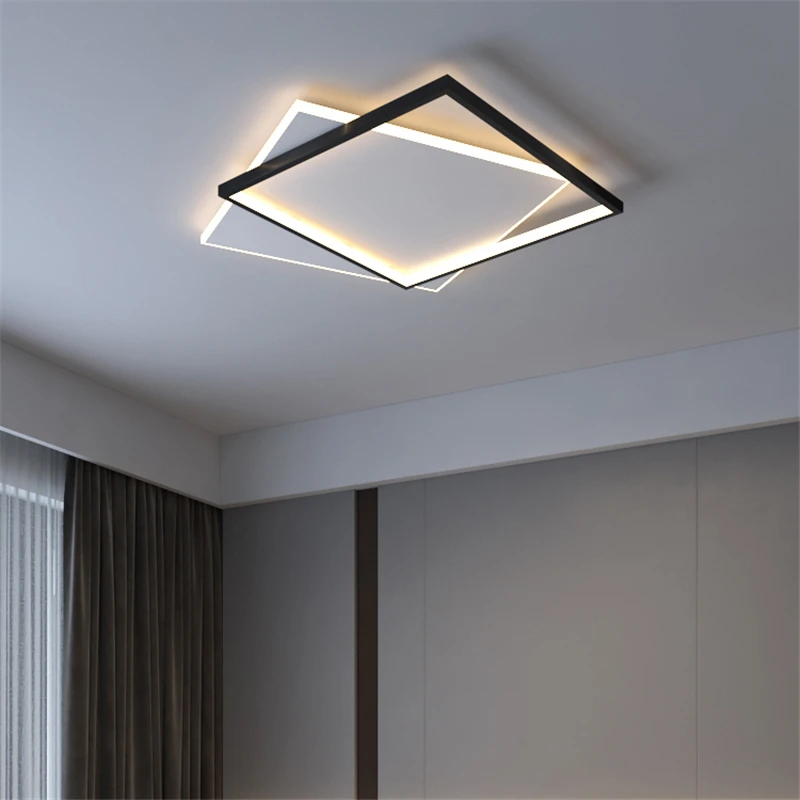 Modern led ışıkları odası yatak odası için tavan ışıkları oturma odası dekor parlaklık Minimalist tavan ışık fikstürleri tasarım kapalı lamba