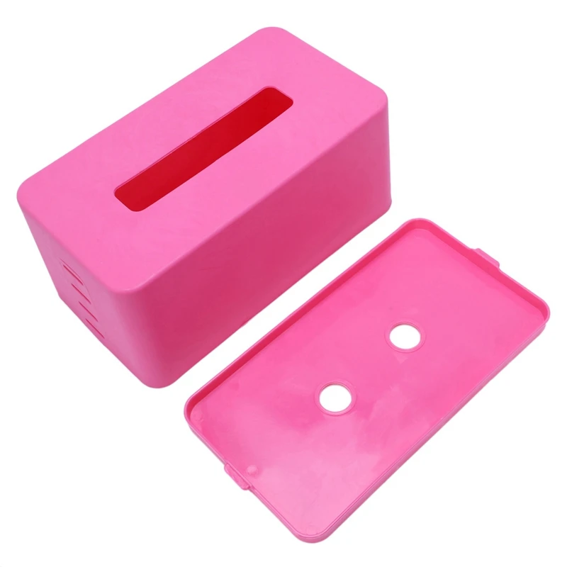 

Rectangular Plastic Tissue Napkin Toilet Paper Dispenser Case with Kitchen Roll Paper Towel Tissue Stand Napkins Rack