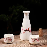 japanese handmade hip flask set ceramics classic hip flask round home table supplies decantador de vino drinkware bk50jh