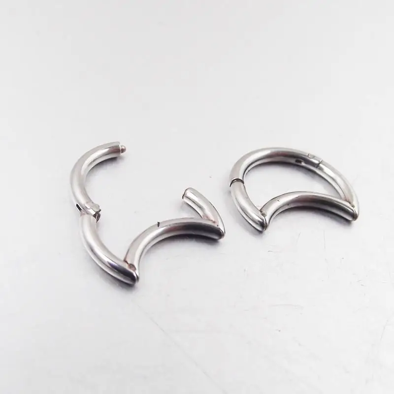 Полумесяц навесной хирургический фотографический сегмент кольцо для носа губ и