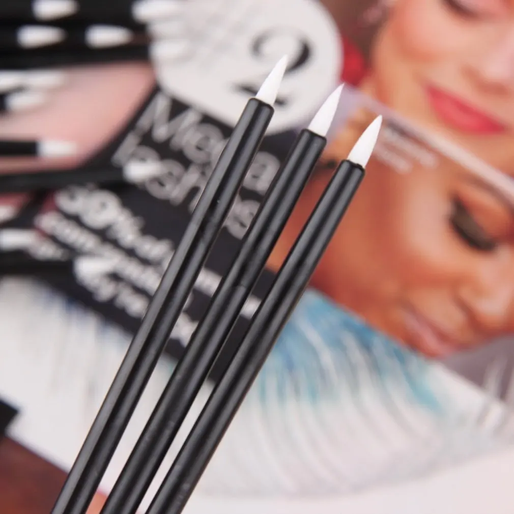 

50Pcs Disposable Eyeliner Pencils Brushes Wands Applicator Cosmetic Makeup Tool
