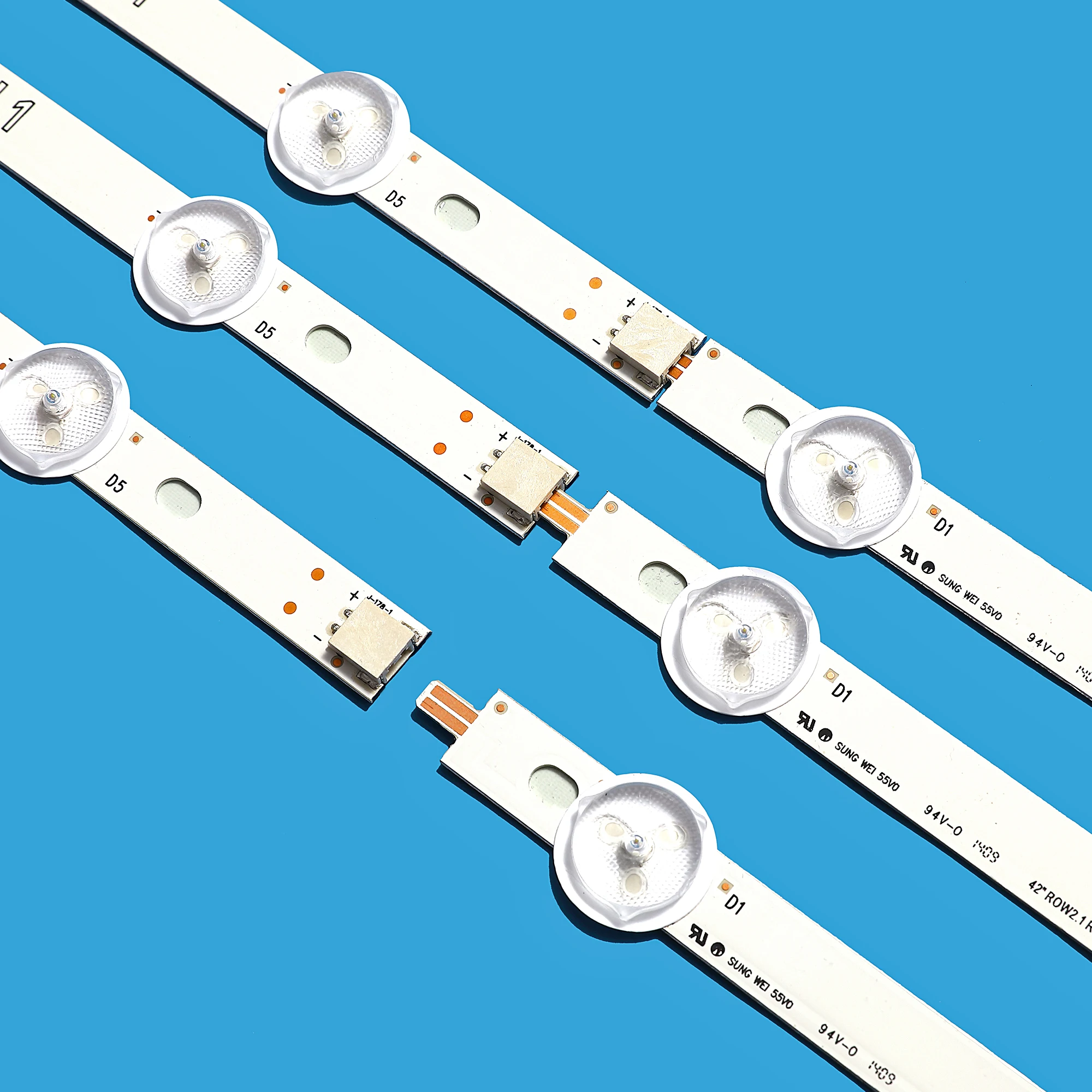 Новый комплект 10 шт. R1 L1 R2 L2 светодиодный менная светодиодная полоса для LG LC420DUE