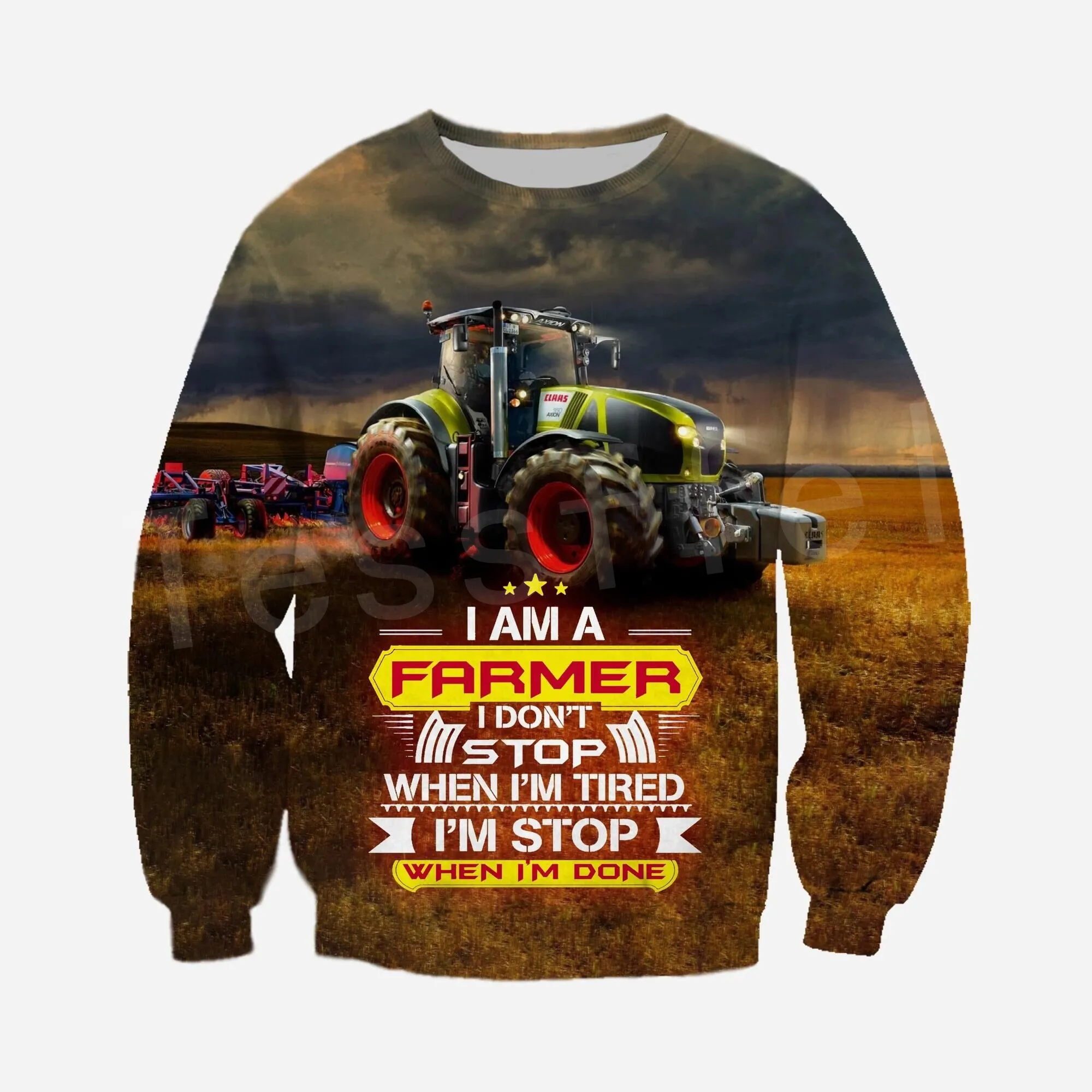 

Tessffel Newest Worker Farmer Tractor instrument Tracksuit Funny NewFashion Pullover 3DPrint Zip/Hoodies/Sweatshirts/Jacket/ N11