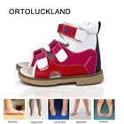 Сандалии для девочек ортопедические, дышащие Нескользящие, с поддержкой свода стопы, для начинающих ходить детей, летняя обувь