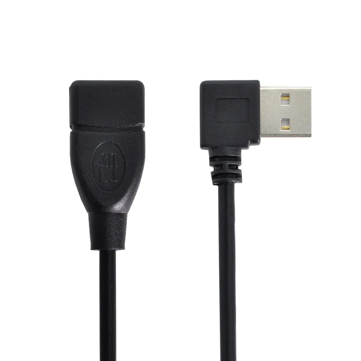 

CableCC USB 2.0 Male to Female Left & Right Angled 90 Degree Reversible Design Extension Cable 100cm