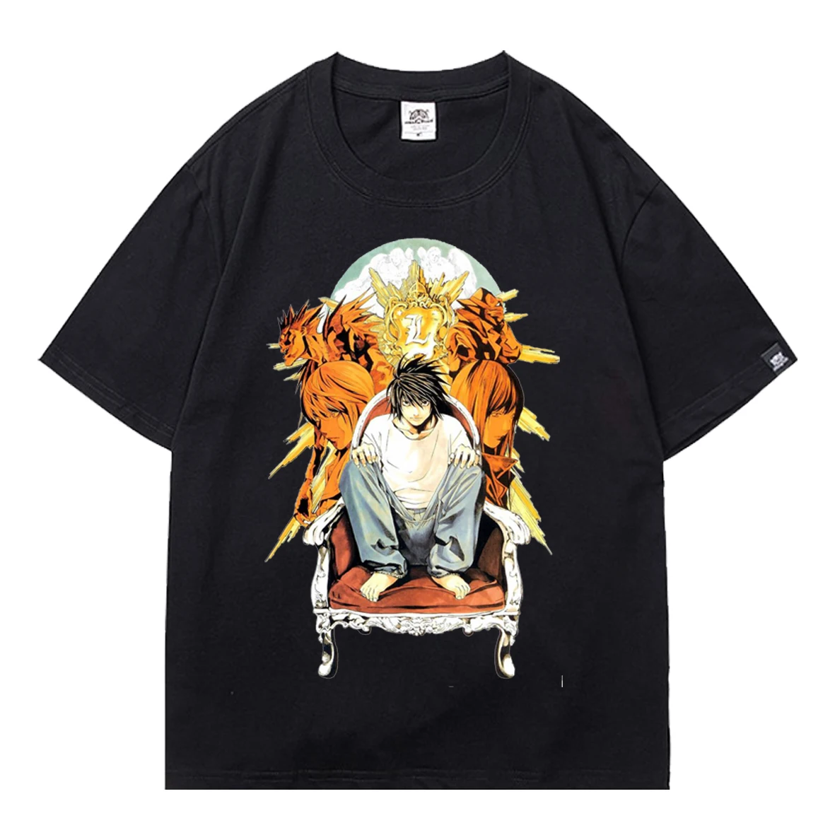 

Death Note 2021 Summer Short Sleeve T-Shirt for Boys Girls Kids Tops Hot Sale Anime Childrens Tees Blouse Clothes Tops T Shirts