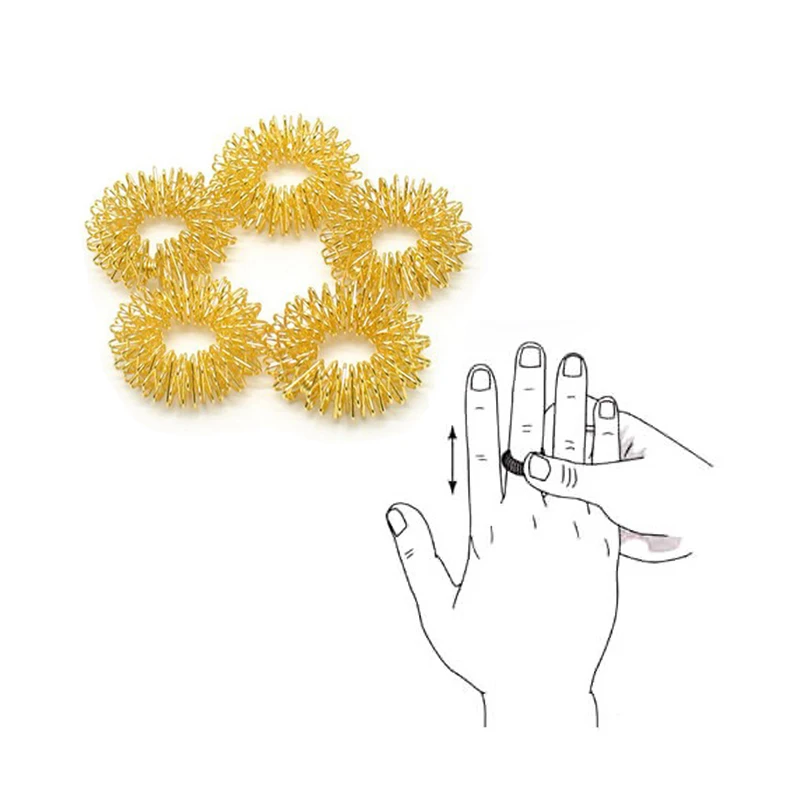 Кольцо для массажа пальцев Raiuleko кольцо иглоукалывания здоровье семейный массаж