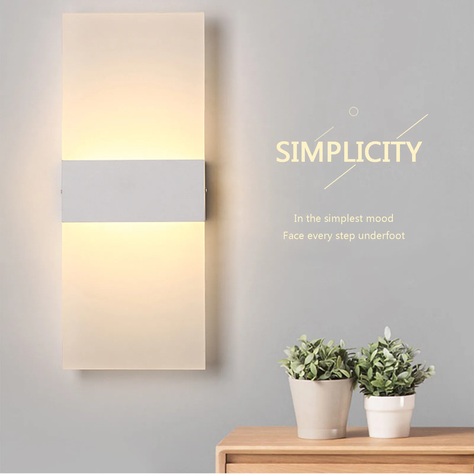 Светодиодный настенный светильник Современный Креативный Декор освещения