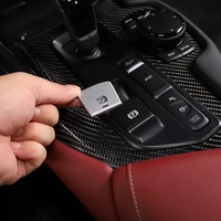 for toyota gr supra a90 2019 2022 stainless steel electronic handbrake sequin electronic parking button sticker car accessories