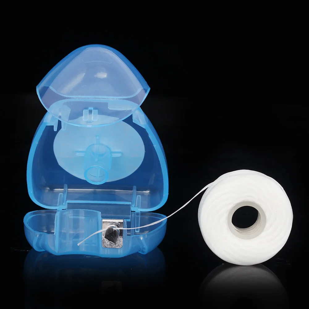

1 Box +10 Rolls 50m Dental Flosser Oral Teeth Cleaning Wax Mint Flavored Dental Floss Spool Toothpick Teeth Flosser