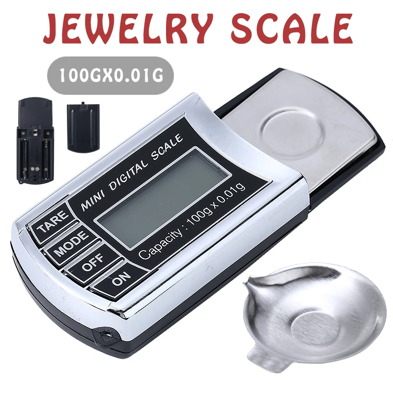 

LED Digital Cartridge Scale Pressure Gauge Force Turntable Stylus 100gx0.01g High Accurate Jewelry Weight Measurement Tool