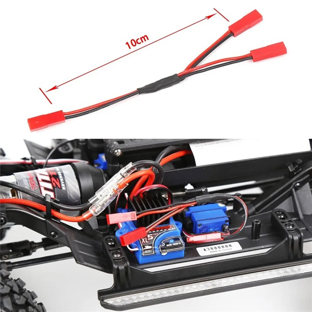 2 в 1 Y кабель ESC источник питания внешняя проводка для 1/10 Traxxas Trx4 Defender RC Crawler