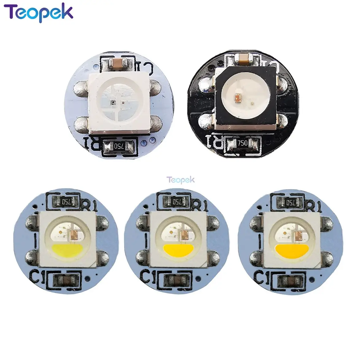 10 500 шт. 5050 SMD WS2812B RGB SK6812 RGBW светодиодный чип адресуемых с мини печатная плата (10 мм *