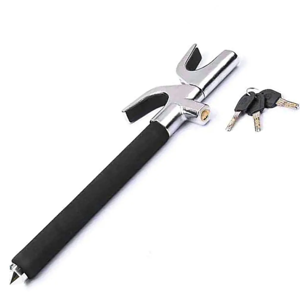 

Car Steering Wheel Lock Universal Vehicle Truck Van SUV Auto Adjustable Anti-Theft Locking Heavy Duty Safety Hammer