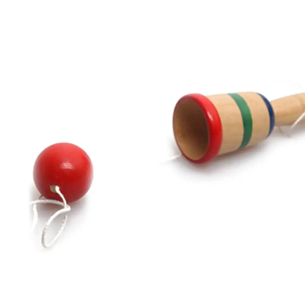 

Japanese Traditional Wooden Kendama Ball Game Balance Skill Kids Educational Toys for Children Gifts