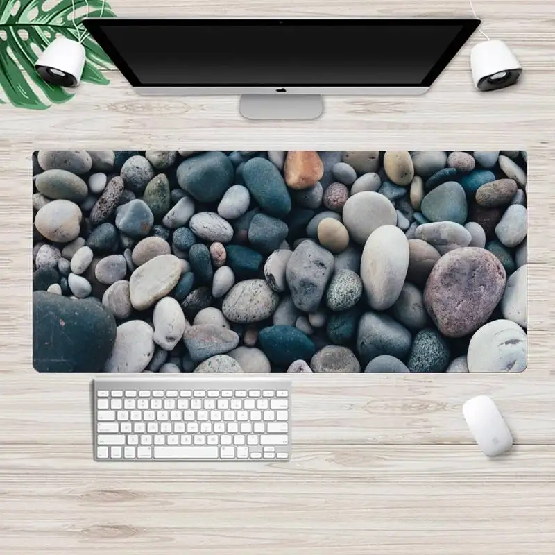 

Stones Pebbles Game mousepad Animation Gaming Mousemat XL Large Gamer Soft Keyboard PC Desk Mat Takuo Computer Tablet Mousepads