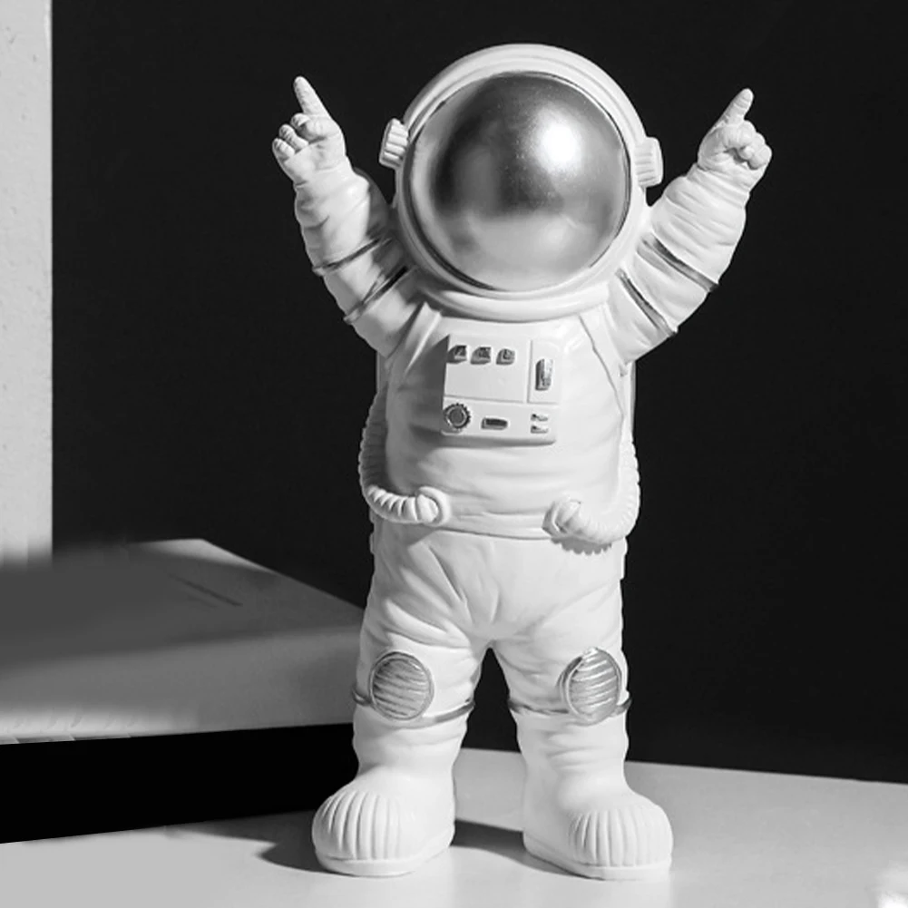 

Office Car Art Crafts Resin Sculpture Gift Ornament Accessories Desktop Spaceman Home Decor Stand Astronaut Statues Figurine Boy