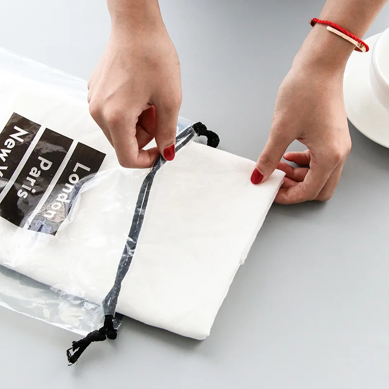 Прозрачный Дорожный чемодан обувь нижнее белье косметичка для хранения