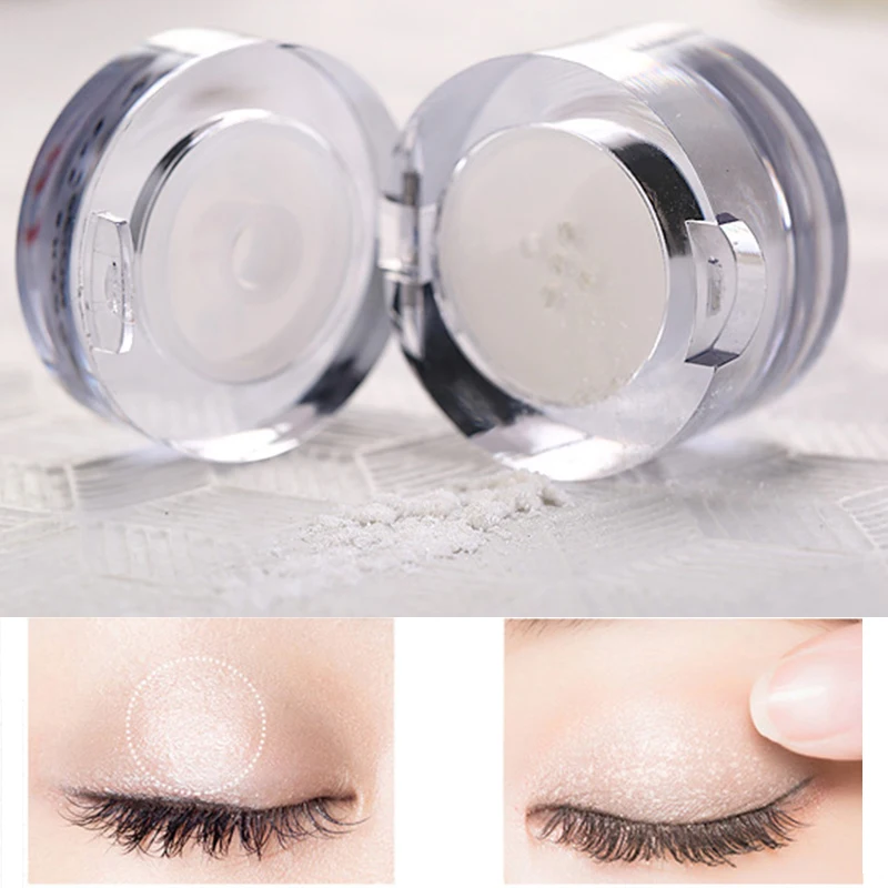 Макияж глаз блестящая пудра для лица хайлайтер Белый осветлитель тени век