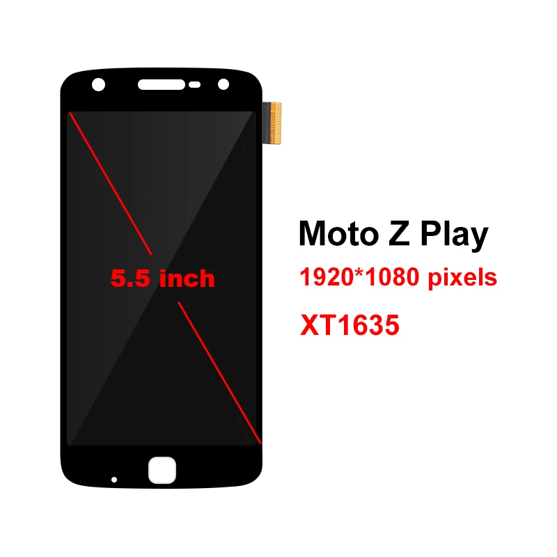 Супер AMOLED для Motorola Moto Z Play XT1635 XT1635-02 ЖК сенсорный экран дигитайзер дисплей Замена для MOTO Z Play дисплей
