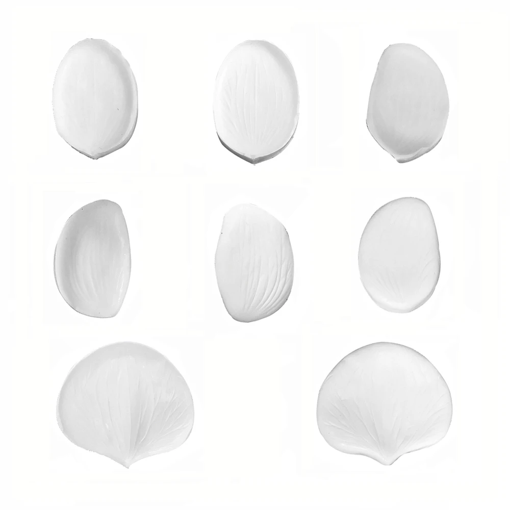 Форма для помадки ирис инвертирующий Сахарный цветок лепестки вены глиняные