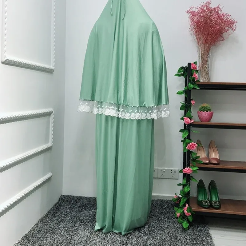 Мусульманская женская одежда для молитв топ и юбка комплект из двух предметов