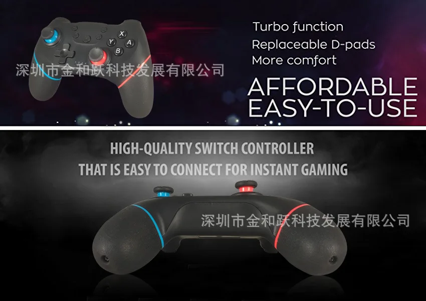 Стиль производители прямые продажи nintendo Switch Bluetooth Беспроводная игровая ручка аксессуары с валом соматосенсорные Suppo