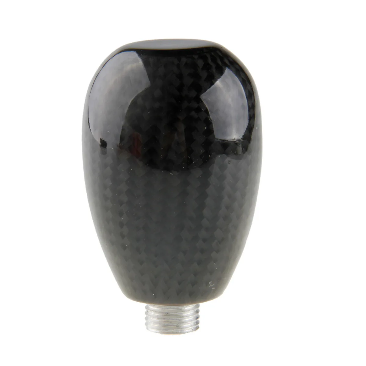 Ручка переключения передач из углеродного волокна Черная/серебристая|Ручка