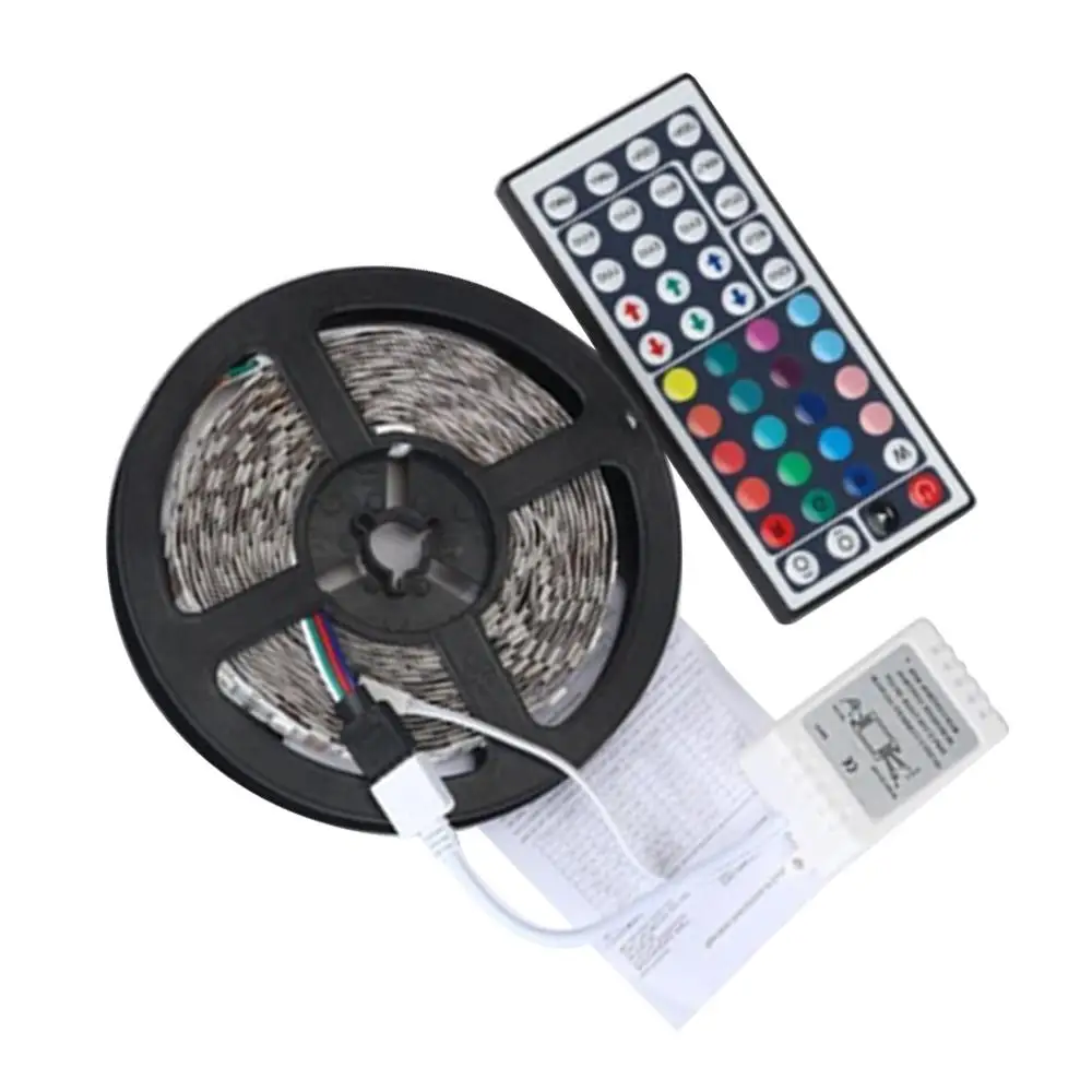 

Decoration LED Strip Remote 5M Light Bars Waterproof Lighting Car Interior Lights Multicolor Halloween Halloween RGB Party