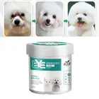 Чистящие салфетки для глаз домашних животных, бумажные салфетки для удаления слез собак, кошек, не вызывающий визуальный уход, влажная салфетка