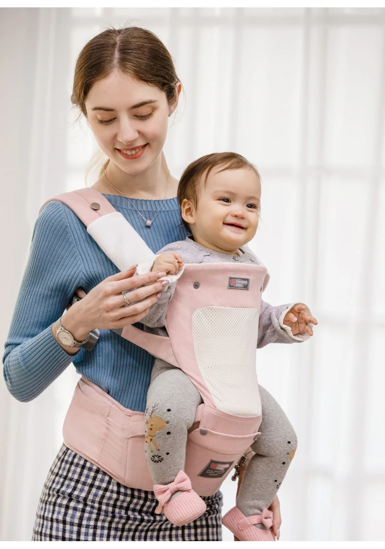 Воздухопроницаемый слинг для новорожденных, Рюкзак-переноска для новорожденных, сумка-слинг на плечо, аксессуары для переноски ребенка, де...